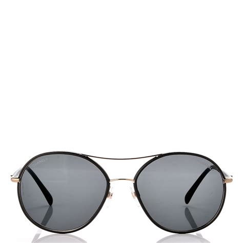 chanel 4228q c470|CHANEL Round Pilot Sunglasses 4228.